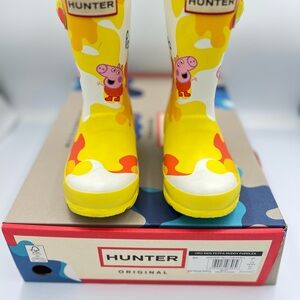 Hunter Peppa Pig Yellow Kids Boots